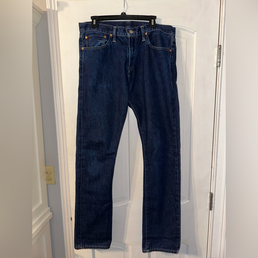 Polo Jeans Slim Fit Men’s 34/34 Dark Wash Denim.